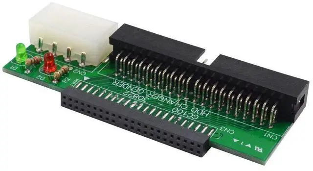 Main image of BUCIER Laptop IDE to Desktop PC Adapter, 2.5 inch 44 Pin HDD Hard Disk Drive or SSD to 40 Pin 3.5 inch PATA Port Converter Card