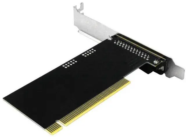 Alt view image 5 of 6 - BUCIER PCI to DB25 LPT Parallel Port Expansion Card with Low Profile Bracket, PCI Parallel Port Converter Adapter Controller for Desktop PC Printer