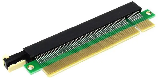Main image of BUCIER PCI-E 164 pin Slot PCI-Express 16X Riser Card, Male to Female Extension Protector Upward Riser Adapter Card 1U 2U