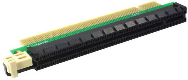 Alt view image 3 of 5 - BUCIER PCI-E 164 pin Slot PCI-Express 16X Riser Card, Male to Female Extension Protector Upward Riser Adapter Card 1U 2U