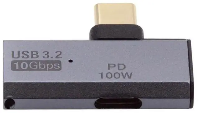 Main image of BUCIER 10Gbps USB-C Type-C 1-to-2 USB-C Female OTG & 100W PD Power Adapter for Laptop Tablet Phone