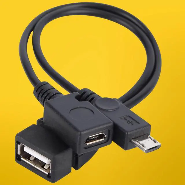 Alt view image 5 of 7 - BUCIER [2 Pack] OTG Cable Adapter, 2-1 USB Cable for Firesticks 4K/4K Max/Cube/lite/2nd Gen Fire Stick Storage Expansion, Ethernet USB Port, Micro Power Connection