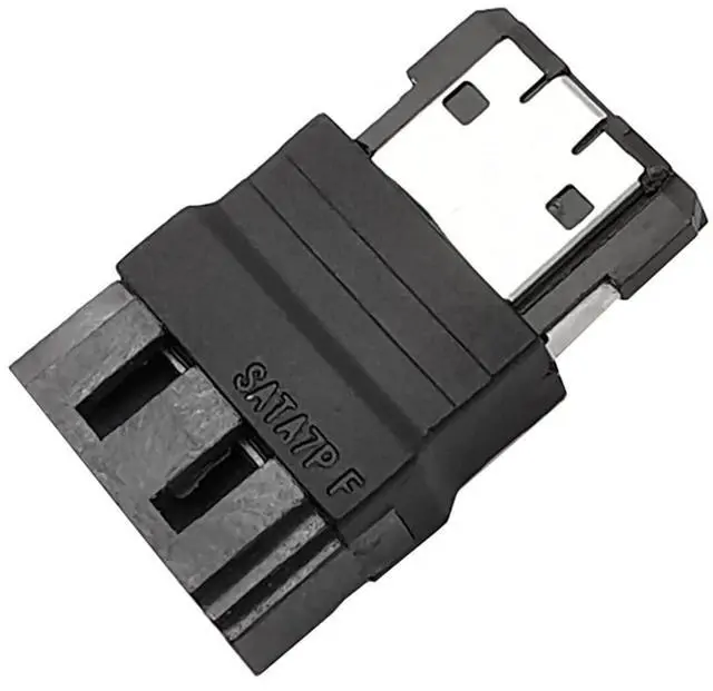 Alt view image 6 of 6 - BUCIER ESATA to Adapter 7P Female to Male Connector for Faster Data Transfer Speed to ESATA Adapter