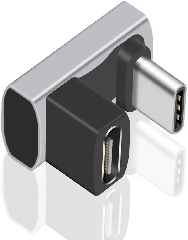 Main image of BUCIER 180 Degree USB C Adapter 240W, U Shaped USB C Male to Female Adapter, 40Gbps Type C Extender Converter 8k Video Audio Display for Laptop, Switch, MacBook, Thunderbolt 4/3, 1pack