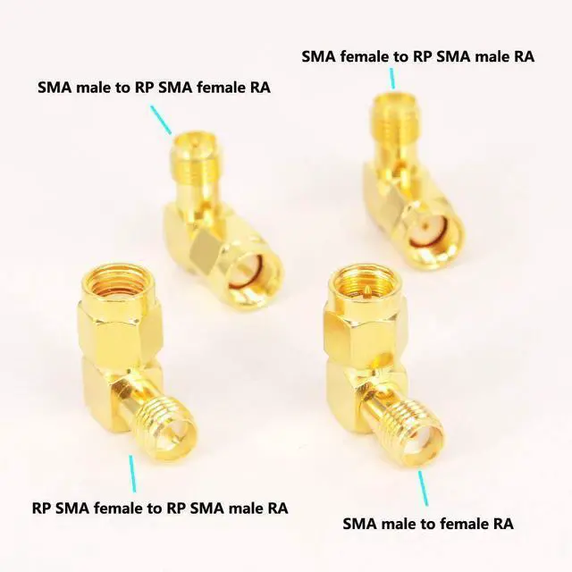 Alt view image 7 of 7 - BUCIER 18pcs SMA Adapter Kit Standard SMA Male to SMA Female WiFi Antenna SMA Connectors Converter for WiFi Antenna/FPV Drone/Extension Cable