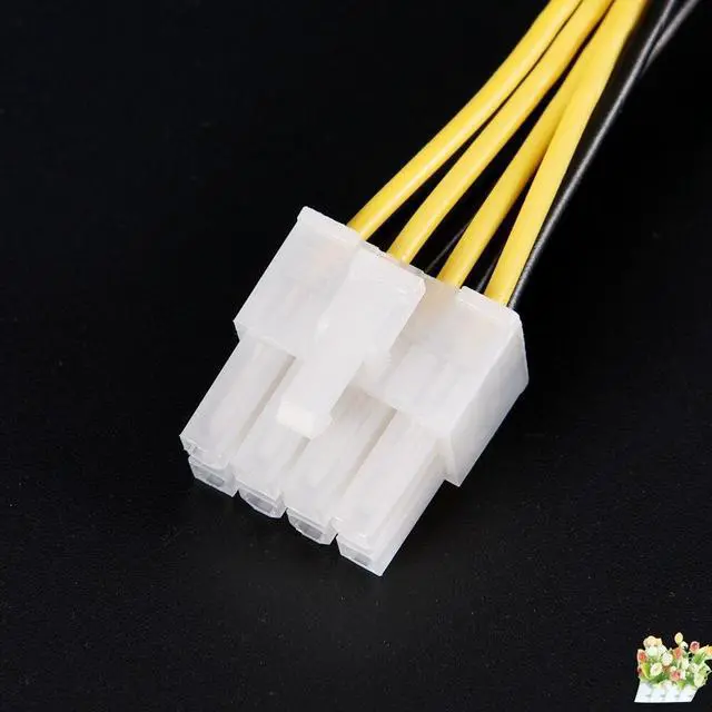 Alt view image 3 of 6 - BUCIER 12V ATX P4 to EPS 8pin  ATX 4 Pin Male to 8 Pin Female EPS CPU Power Converter Cable Lead Adapter