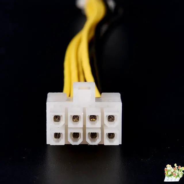 Alt view image 4 of 6 - BUCIER 12V ATX P4 to EPS 8pin  ATX 4 Pin Male to 8 Pin Female EPS CPU Power Converter Cable Lead Adapter