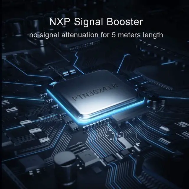 Alt view image 3 of 3 - BUCIER Quest Link Cable 16ft, VOKOO Oculus Link Cable with Signal Booster, Streaming VR Game & Fast Charging USB C 3.0 Cable Compatible for Oculus Quest Headset and Gaming PC