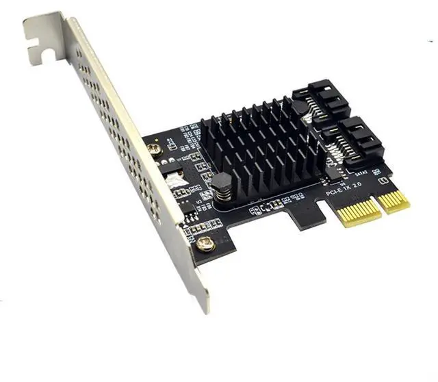 Main image of BUCIER 2 Port SATA III PCIe 3.0 X1 Controller Card, PCI Express to SATA 3.0 6G, Marvell 88SE91XX