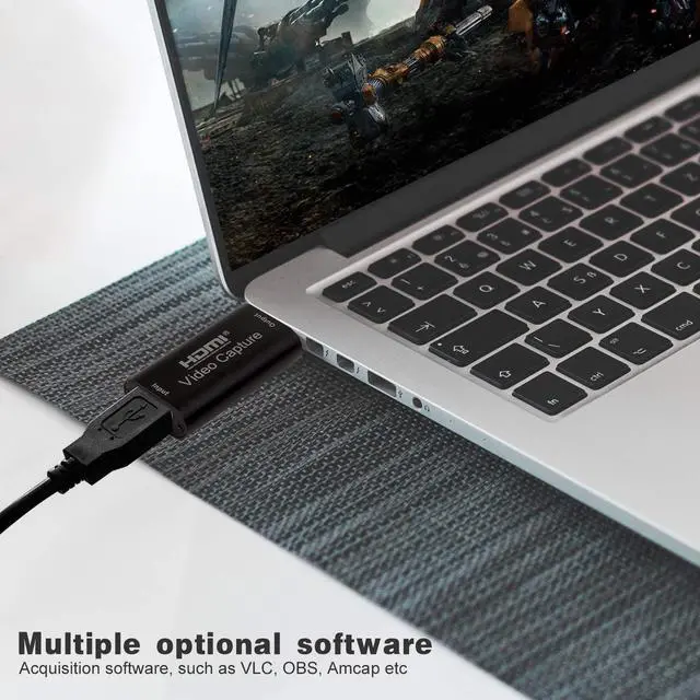 Alt view image 5 of 7 - BUCIER Audio Video Capture Card,HDMI to USB USB2.0 High Definition 1080p 30fps, Directly to Computer for Gaming, Streaming, Teaching, Video Conference or Live Broadcasting