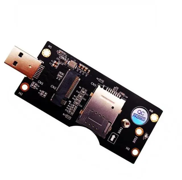 Alt view image 2 of 7 - BUCIER NGFF M.2 Key B to USB 3.0 Adapter Riser Card Converter for Desktop PC Laptop Black