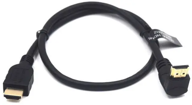 Main image of BUCIER 2 Feet 48Gbps HDMI 8K@60Hz Ultra HD Cable, Straight Male to Down Angle Male HDMI 2.1 High Speed Shield Cord for Xbox TV PS4 PS5 Switch, Support 4K@120Hz, 3D Dynamic HDR