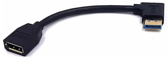 Main image of BUCIER 5.9 Inch DisplayPort 8K Extension Cable, 90 Degree Left Angle DP 1.4 Version Male to DP 1.4 Version Female Adapter Extender Cable, Support 8K@60Hz & 4K@ 144Hz