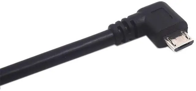 Alt view image 2 of 5 - BUCIER 0.3 Meter Micro USB 5 Pin Extension Cable, Right Angle Micro USB Male to Female Extender Bolt Screw Lock Mount Cable, Sync Data & Charging