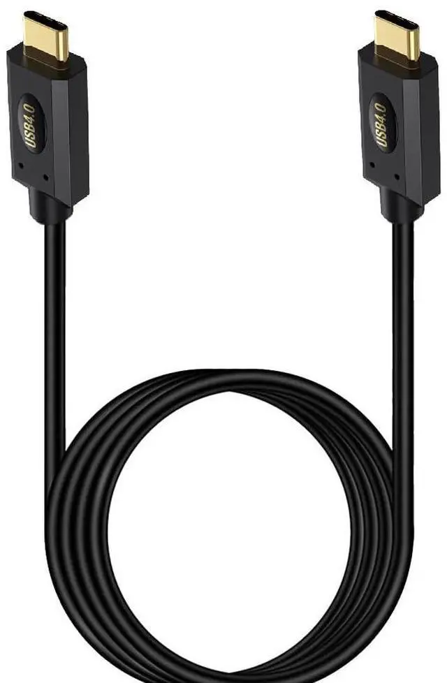 Main image of BUCIER 2ft Bidirectional USB 4.0 Type C Cable, 40Gbps Data, 240W PD Charging, 8K@60Hz Video, Staright Male Cord for Thunderbolt 4/3, Smartphones, Laptops, Monitor, Gaming Console