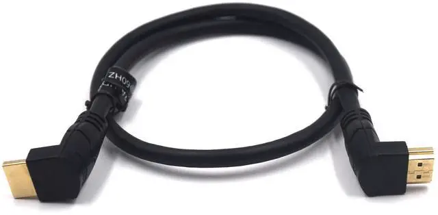 Main image of BUCIER 2 Feet 48Gbps HDMI 8K@60Hz Ultra HD Cable, Up Angle Male to Down Angle Male HDMI 2.1 High Speed Shield Cord for Xbox TV PS4 PS5 Switch, Support 4K@120Hz, 3D Dynamic HDR