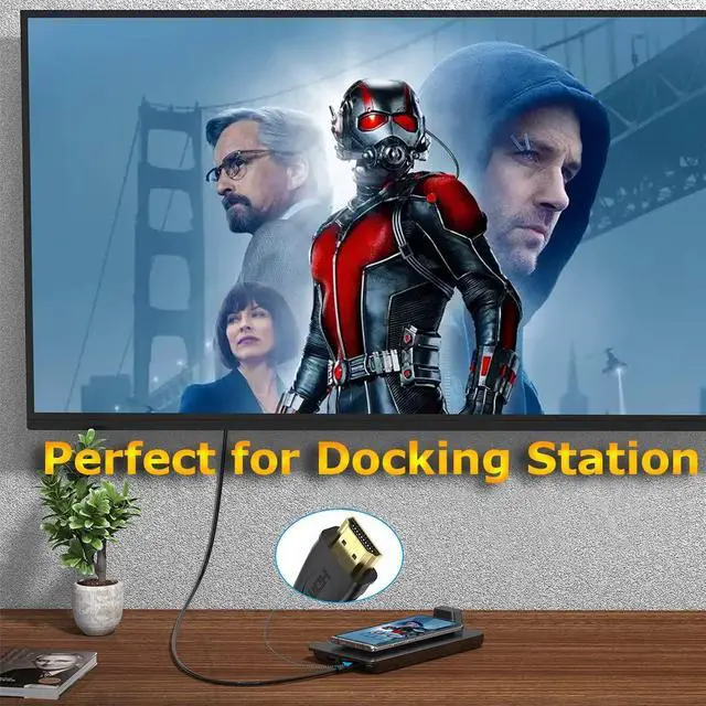 Alt view image 5 of 7 - BUCIER HDMI Cable 6 FT 5-Pack, 4K@60Hz ARC/eARC HDMI 2.0 Cable for Soundbar, High Speed HDMI Cable for HDCP 2.2, HDR, TV, PS4, PS5, Xbox, Roku, Gaming, Computer, Monitor and More