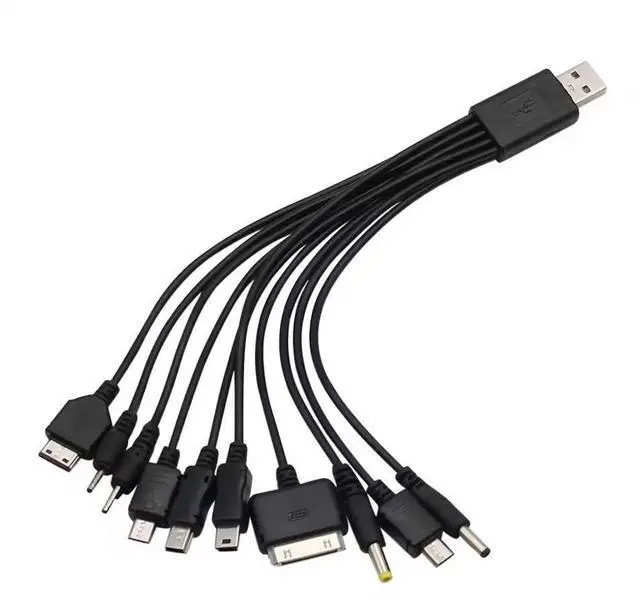 Main image of BUCIER 10 in 1 Multi Charging Cable, Universal Multiple Charging Cord Cable with 10 Ports for Cell Phones Speaker MP3 MP4 & More