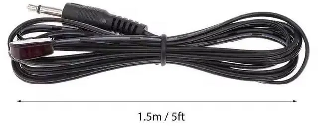 Alt view image 4 of 4 - BUCIER 3.5mm to IR Receiver Cable 5FT Infrared Remote Control Extender Repeater Cable 1.5m3 Receiver Extension Cord for Extender Repeater System IR Emitter for Set Top Box