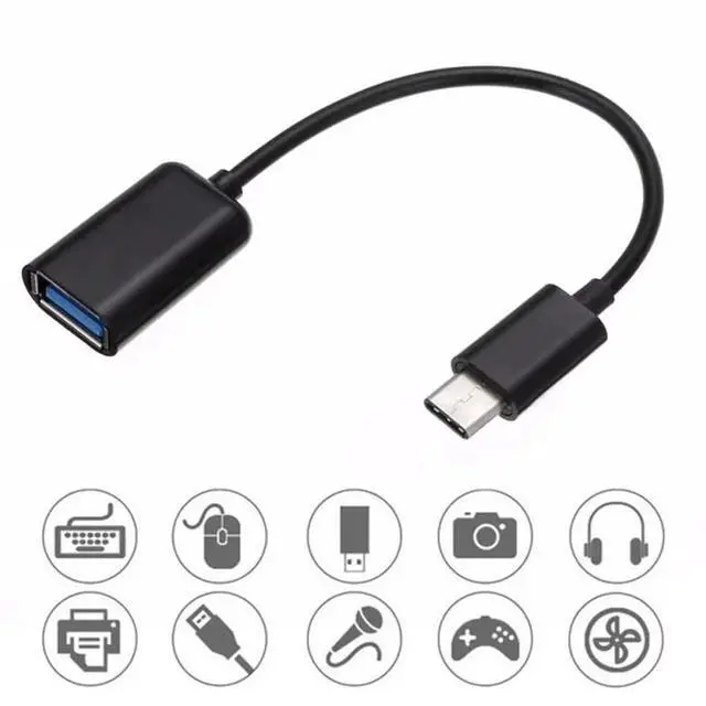 Alt view image 6 of 7 - BUCIER USB C to USB Adapter,2 Pack USB Type C Male to USB 3.0 A Female OTG Cable Converter Compatible with MacBook Pro/Air 2020 2019, Pad Pro 2021, Samsung Galaxy S21 S20 S20+ Ultra Note 10 Black