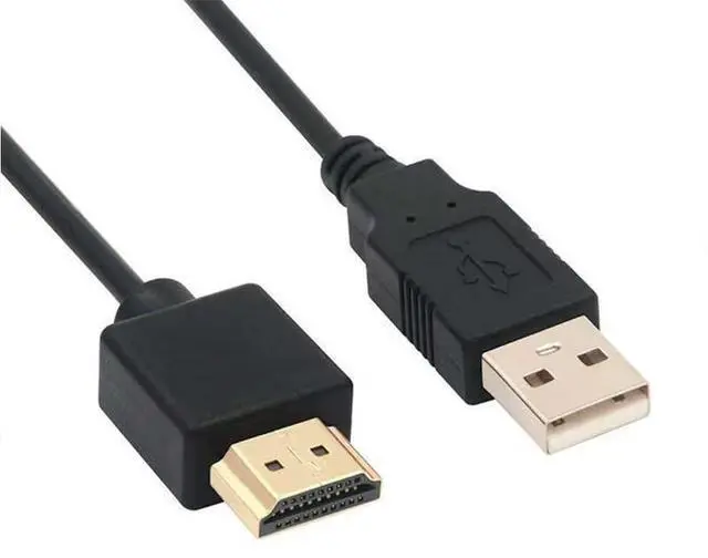 Main image of BUCIER USB to HDMI Charger Cable 0.5M, USB to HDMI Fast Charging Cable Cordfor Mac iOS Windows 12/11/10/Vista/XP, HDTV, Satellite Box, Blu-Ray Player, etc