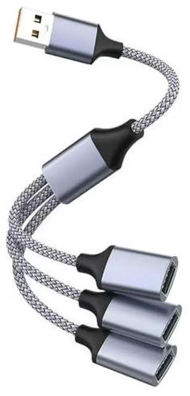 Main image of BUCIER 1 to 3 USB 3.0 Cable Adapter Y Splitter Cable USB Power Fast Charging USB2.0 Male to 3 Female
