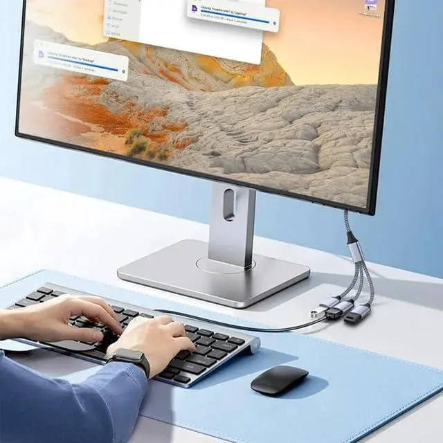 Alt view image 3 of 6 - BUCIER 1 to 3 USB 3.0 Cable Adapter Y Splitter Cable USB Power Fast Charging USB2.0 Male to 3 Female