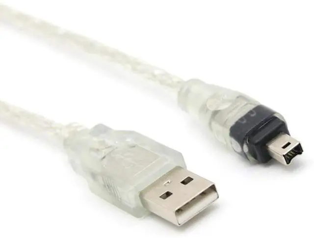 Main image of BUCIER 6ft 1.8m USB to Firewire IEEE 1394 4 Pin iLink Adapter Data Cable