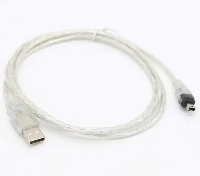 Alt view image 2 of 3 - BUCIER 6ft 1.8m USB to Firewire IEEE 1394 4 Pin iLink Adapter Data Cable