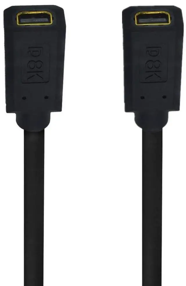 Alt view image 3 of 7 - BUCIER 1FT Mini DP Female to Female Coupler Cord for PC/Laptop or Thunderbolt 2 Mac PC