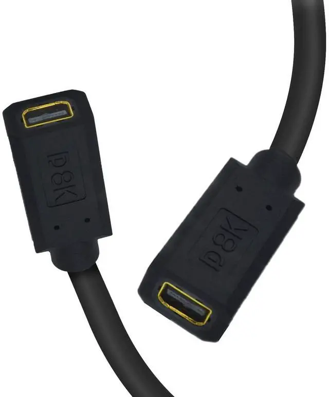 Alt view image 7 of 7 - BUCIER 1FT Mini DP Female to Female Coupler Cord for PC/Laptop or Thunderbolt 2 Mac PC