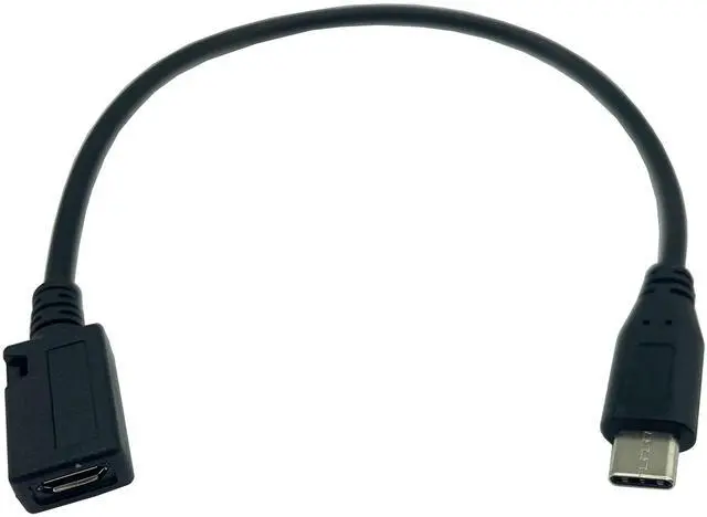 Alt view image 2 of 5 - BUCIER USB Type C to Micro USB Cable, USB-C Male to Micro USB Female Adapter Converter for MacBook Pro, Laptop, Android Devices(Only for Charging) (Type C M/Micro F)