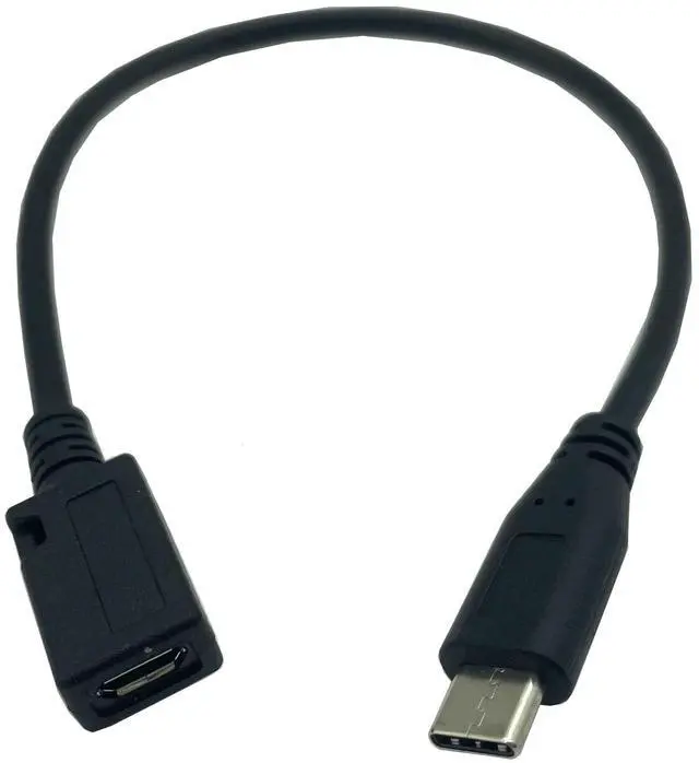 Alt view image 3 of 5 - BUCIER USB Type C to Micro USB Cable, USB-C Male to Micro USB Female Adapter Converter for MacBook Pro, Laptop, Android Devices(Only for Charging) (Type C M/Micro F)