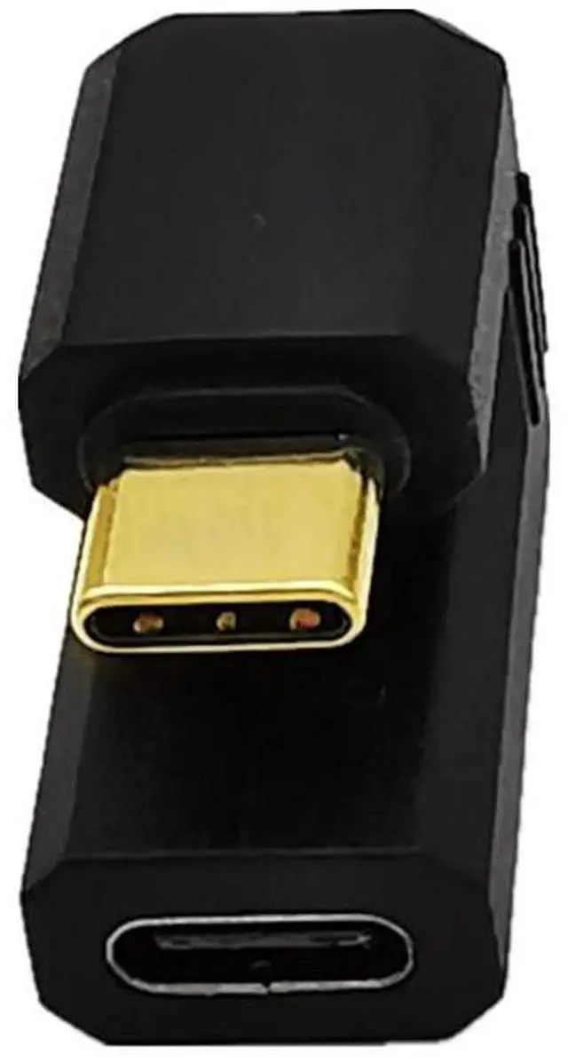 Alt view image 5 of 5 - BUCIER USB C 180 Degree Adapter, 180 U Shape Angle USB 3.1 Type C Male to Female Adapter for Laptop, Tablet & Mobile Phone