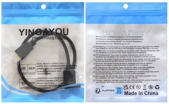 Alt view image 7 of 7 - BUCIER HDMI Male Female Extension Cable with Panel 4K HDMI Short Extender with Screw Holes Panel Mounted, Apply to Blu Ray Players, HDTV, Xbox360, TV (0.5 m/1.6FT)