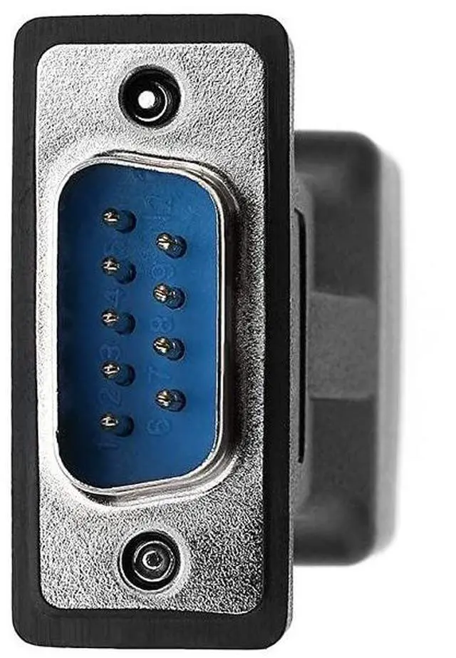 Alt view image 3 of 7 - BUCIER RS232 to RJ45 DB9 9Pin Serial Port Male to RJ45 Female Cat5e6 Ethernet LAN Extend Adapter