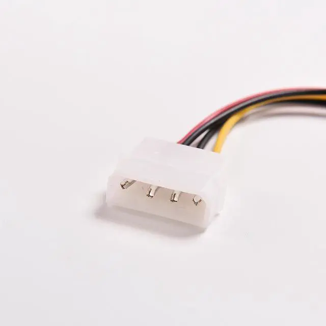 Alt view image 6 of 6 - BUCIER 2PCS 4Pin IDE Power Supply to Floppy Drives Adapter Cable Computer PC Big 4p Small 4p Power Cord Floppy Drive Connector