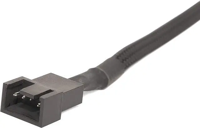 Alt view image 5 of 5 - BUCIER PWM Fan Extension Cable - 10.5 inch PC Fan Extension Cable Compatible with ATX Case 3 Pin & 4 Pin Cooling Fans. Durable Black Nylon Braided Case Fan Extension Cable (5 Pack)