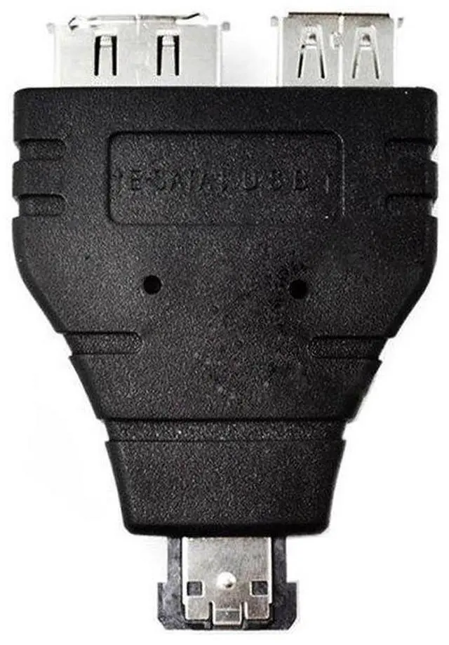 Alt view image 4 of 5 - BUCIER Power eSATA To eSATA + USB Combo Splitter Converter Adapter Connector Hard Disk Cable Dual Port Converters Universal