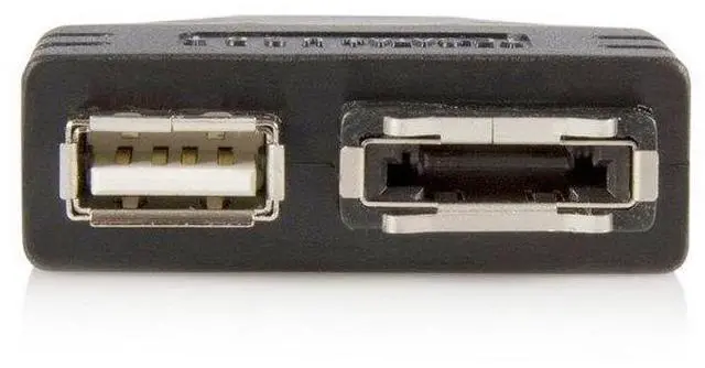 Alt view image 3 of 5 - BUCIER Power eSATA To eSATA + USB Combo Splitter Converter Adapter Connector Hard Disk Cable Dual Port Converters Universal