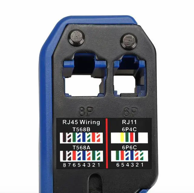Alt view image 4 of 7 - BUCIER RJ45 Ethernet Network LAN Tool Kit Network Cable Crimper Crimping Plier Stripper