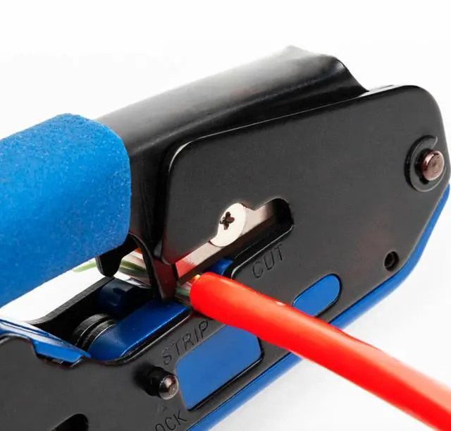 Alt view image 2 of 7 - BUCIER RJ45 Ethernet Network LAN Tool Kit Network Cable Crimper Crimping Plier Stripper