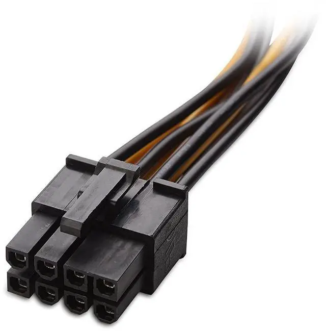 Alt view image 5 of 6 - BUCIER (2-Pack) 8-Pin PCIe to Molex (2x) Power Cable 4 InchesParent