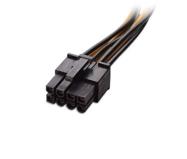 Alt view image 3 of 6 - BUCIER (2-Pack) 8-Pin PCIe to Molex (2x) Power Cable 4 InchesParent
