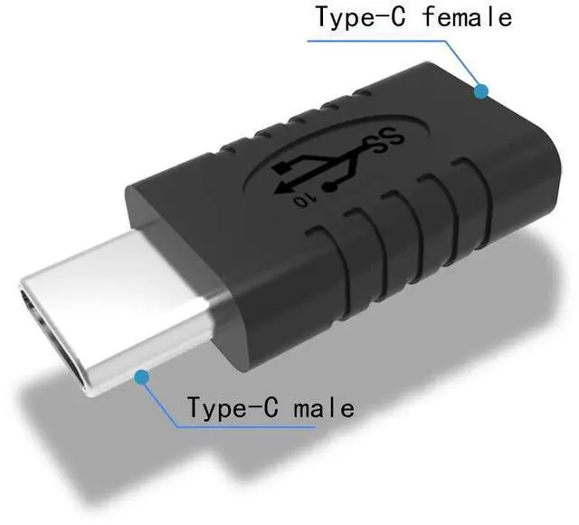 Alt view image 4 of 7 - BUCIER USB C Male to USB C Female Adapter, Converter, Support Data Synchronization and Charging, Suitable for Mobile Phones, Computers, Notebook Computers,2-Pack