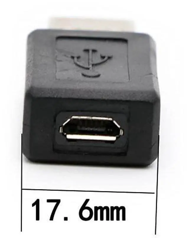 Alt view image 4 of 5 - BUCIER 3 Pack USB 2.0 A Male to USB Micro Female Adapter Converter