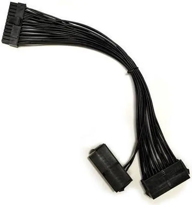 Main image of 24 Pin Dual Power Supply Adapter Cable For PC ATX Motherboard Add On Second Power Supply BTC ETH Ethereum