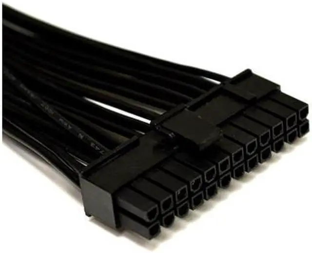 Alt view image 4 of 4 - 24 Pin Dual Power Supply Adapter Cable For PC ATX Motherboard Add On Second Power Supply BTC ETH Ethereum