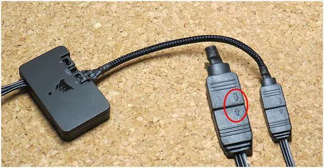 Alt view image 5 of 6 - 20cm Adapter cable Control any 3-Pin ARGB device with iCUE For Corsair Lighting Node Pro and For Commander Pro