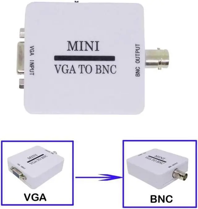 Alt view image 4 of 6 - COFIER  VGA to BNC Converter HD 1080PSupport NTSC PAL Output Surveillance Video Converter Adapter